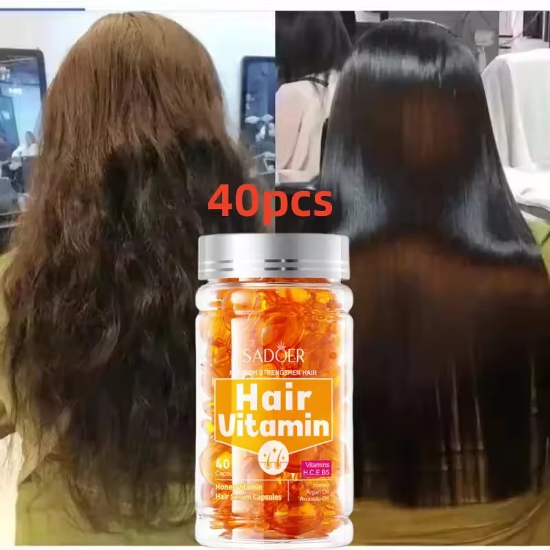 Hair Care Honey - 40 Buah Minyak Kapsul Vitamin Rambut