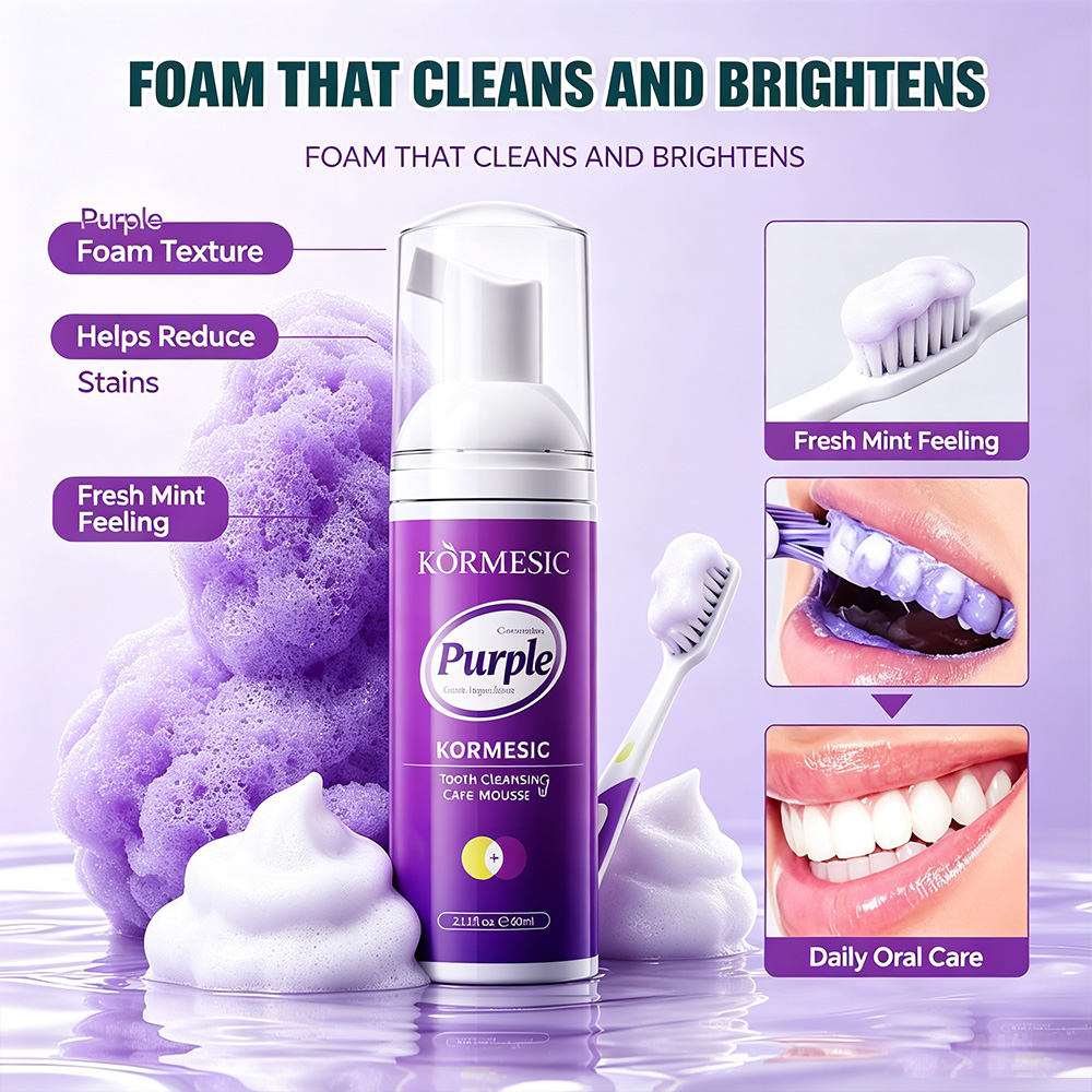 Purple Toning Shampoo - Busa Pemutih Gigi Ungu V34 Penghilang