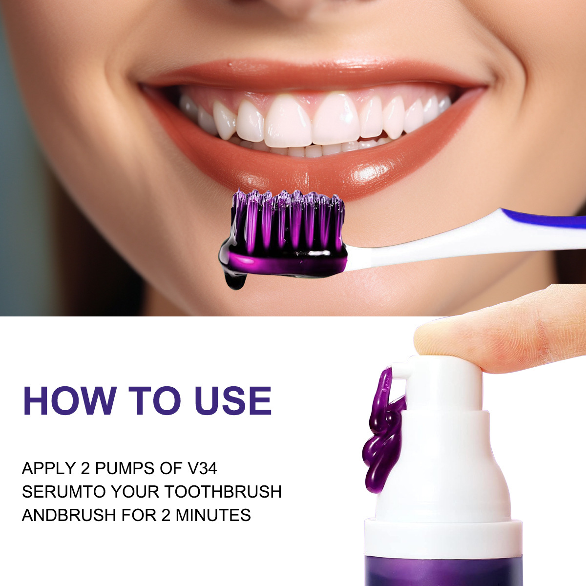 Serum Pemutih Gigi dengan Warn - Purple Toning Shampoo ulasan dan harga