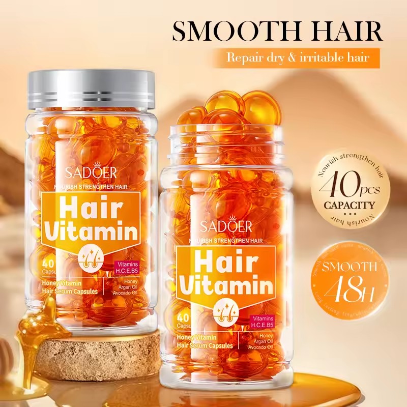 40 Buah Minyak Kapsul Vitamin  - Hair Care Honey ulasan dan harga