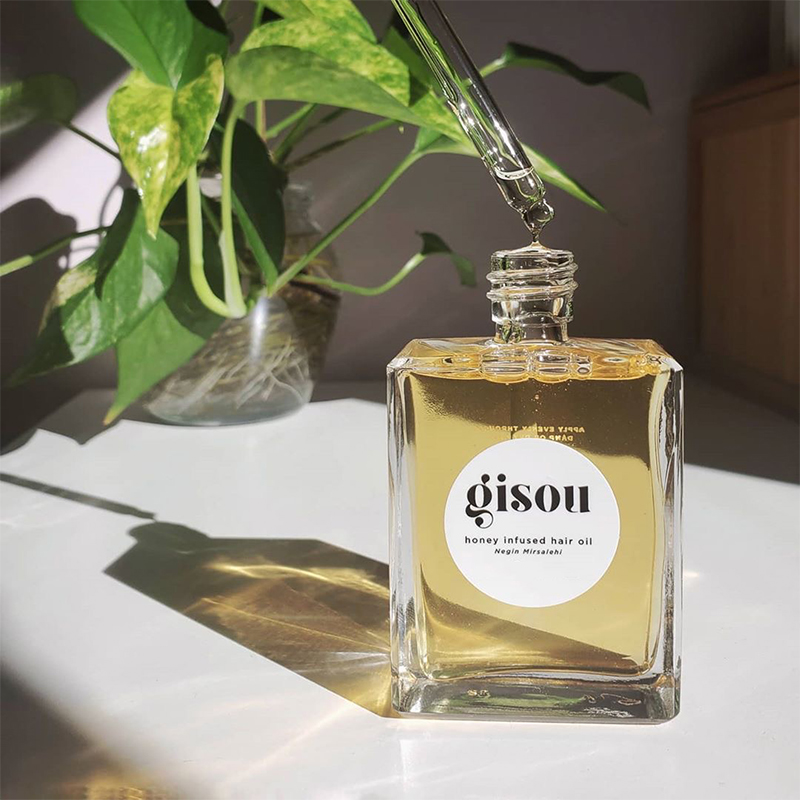 Gisou Minyak Rambut Bibir Infu - Hair Care Gisou ulasan dan harga