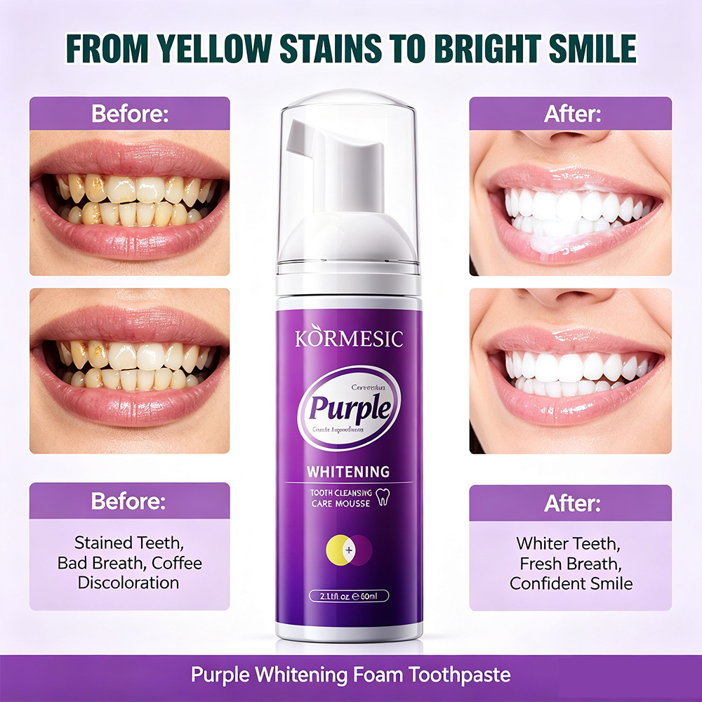Busa Pemutih Gigi Ungu V34 Pen - Purple Toning Shampoo ulasan dan harga